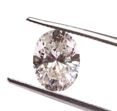 GIA certified loose 1.82ct H I1 Brilliant Oval cut diamond vintage Natural - Image 1 of 4