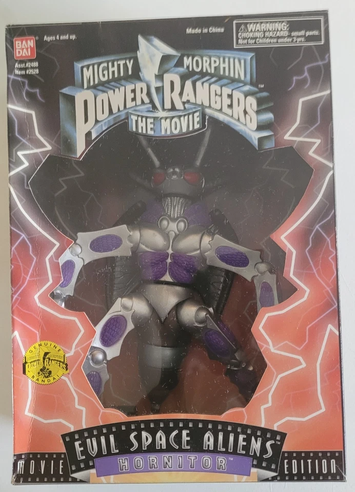 Bandai 2528 Mighty Morphin Power Rangers Deluxe HORNITOR Evil Space Aliens 1995