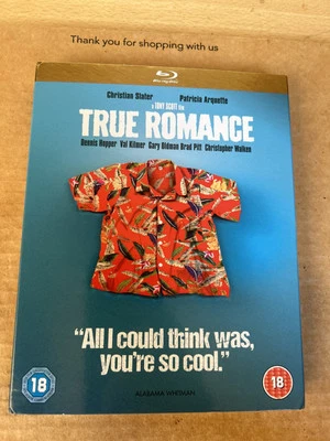 True Romance Directors Cut UK Bluray New & Sealed With Rare Slipcase - Tarantino - Image 1 of 4