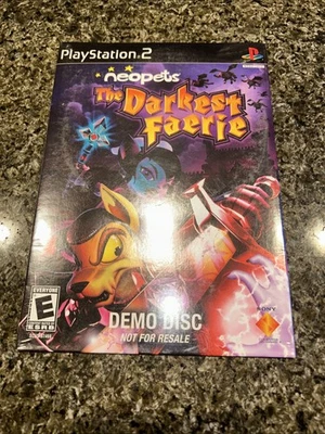 Neopets The Darkest Faerie Demo Disc (Sony PlayStation 2 - PS2) Game + Sleeve - Image 1 of 2