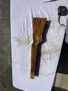 BEAUITFUL curly English Walnut 324 Gunstock Blank Kiln Dried - Picture 1 of 13