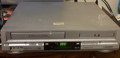 Sansui VCR DVD Player Combo Platinum Plus VRDVD4000A Used Tested No Remote - Image 1 of 4