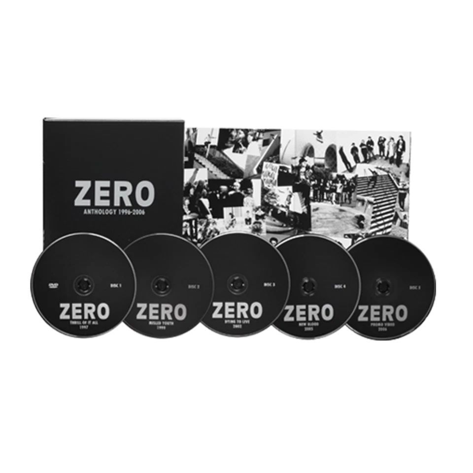 ZERO Skateboards Anthology DVD Box Set 5 Disc Skate Video