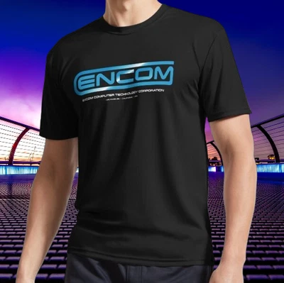 Nueva Camisa Logo ENCOM Camiseta Divertida Estados Unidos Unisex Talla S-5XL Foto 1 de 3