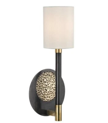Hudson Valley 1-Light Wall Sconce OLD AGED BRONZE Burbank 1211-AOB NEW *FLAWS* - Image 1 of 4