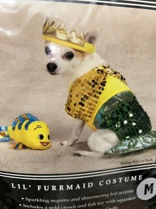 Zack & Zoey Lil' Furrmaid Mermaid Dog Costume  Halloween XS 8 Inches - Picture 1 of 4