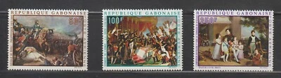 Gabon Stamps Scott  C83 - C85  Mint Never Hinged Fine - Very Fine Napoleon - Image 1 of 2