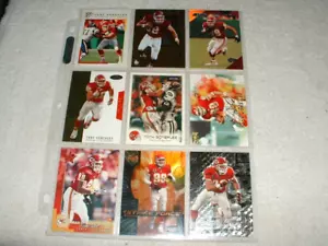 Lotto 300+ carte collezionabili calcio NFL Kansas City Chiefs in pagine raccoglitore - Foto 1 di 6