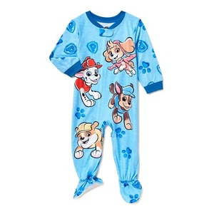 PAW PATROL CHASE Boys Footed Pajamas Blanket Sleeper Toddler's 2T, 3T or 5T  $28 - Picture 1 of 3