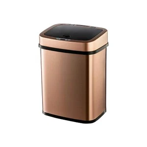 3 Gallonen Roségold berührungsloser Mülleimer Infrarot Bewegungssensor Geruch Versiegelung - Bild 1 von 5