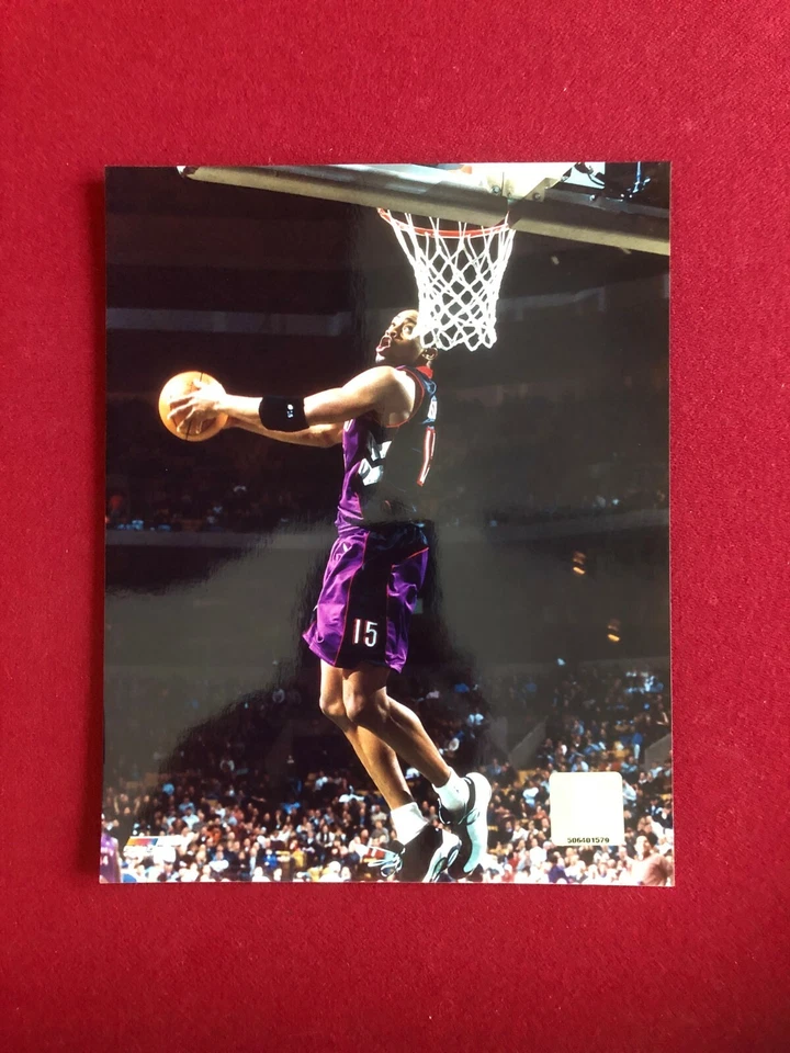 Vince Carter (Raptors), con licencia, archivo de fotos foto a color de 8" x 10" (de colección)  Foto 1 de 1