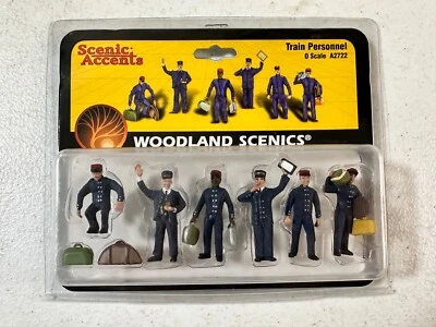 Woodland Scenics A2722 Train Conductor Personnel O Scale Model Trains 1:48 - Image 1 of 4