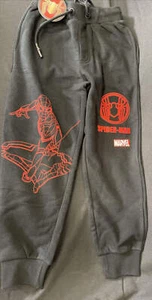 Marvel Spiderman No Way Home Kids Graphic Jogger Sweatpants Size 8 - Picture 1 of 4