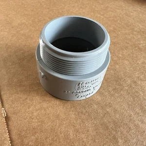 Kraloy Adattatore Maschio 2" PVC Condotto Filettato 40 - Foto 1 di 5
