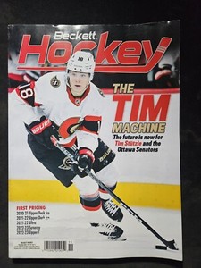 NEW CURRENT HOCKEY BECKETT PRICE GUIDE MAGAZINE, NOVEMBER 2023 (TIM STUTZLE)
