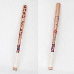 UK Seller Suicide Squad Harley Quinn Wooden Baseball Bat Cosplay Prop Replica  - Picture 1 of 5