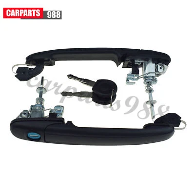 Manija de puerta exterior delantera con llaves para 95-10 VW Sharan Ford Galaxy Seat Alhambra Foto 1 de 4