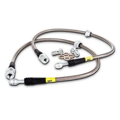 StopTech 950.47006 Front Brake Hydraulic Hose Fits 02-14 Subaru Impreza - Image 1 of 3