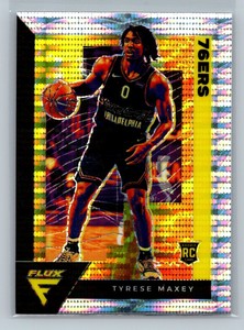 2020 Panini Flux Tyrese Maxey  Pulsar RC   #208 Philadelphia 76ers