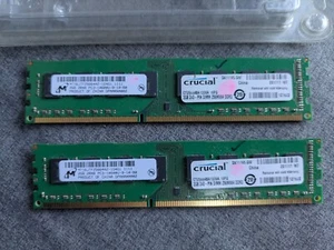 CRUCIAL DDR3 4GB PC3-10600 Desktop Memory RAM 240Pin 1333mhz DIMM - Picture 1 of 3