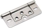 12 PCS 3" Non Mortise Cabinet Door Hinges Bifold Heavy Duty Stainless Steel