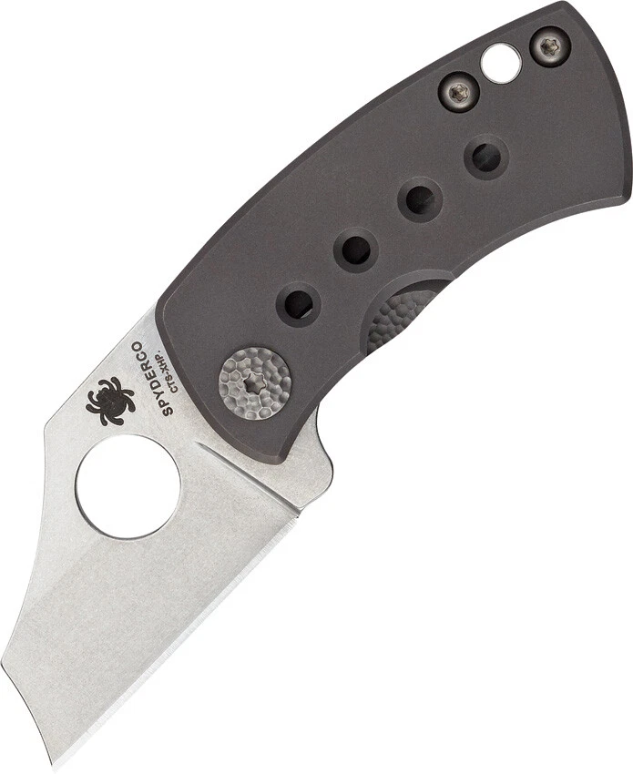 Spyderco McBee Framelock Titanium Handle Stonewashed Finish Folding Knife 236TIP - Image 1 of 1