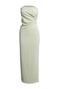 By Johnny Green Selena Strapless Side Slit Midi Dress Size 14 AU - Picture 1 of 5