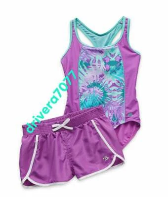 ¡Nuevo! Traje de baño Swimvear ZeroXposur niñas grandes de una pieza + encubrimientos talla 10 Foto 1 de 3