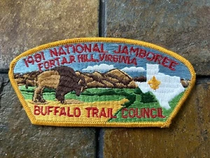 Parche JSP National Scout Jamboree Buffalo Trail Council 1981 como nuevo - Imagen 1 de 1
