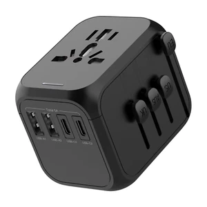 Worldwide Travel Plug Adapter with USB Ports - Universal International Adapter - Picture 1 of 5