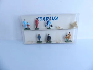 STARLUX HO 1: 87 / 8 PERSONNAGES BOITE INCOMPLETE - Foto 1 di 1