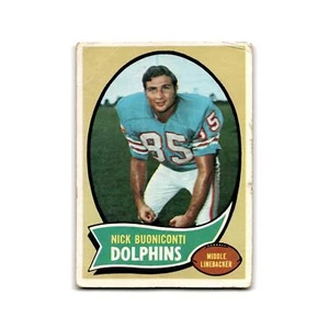 1970 Topps Nick Buoniconti Dolphins #244 - Picture 1 of 3
