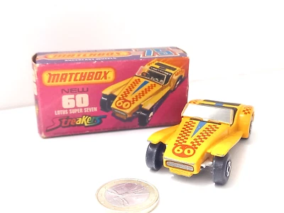 MATCHBOX LESNEY VINTAGE SERIE 75 STREAKERS NEW 60 LOTUS SUPER SEVEN 241037 - Immagine 1 di 4