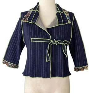 Anya SF Artisan Cardigan Jacket Women’s S/M Boho Funky Vintage - Picture 1 of 7