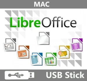 MAC LIBRE OFFICE SCHREIB- UND TEXTBEARBEITUNGS- PROGRAMM IM USB STICK FORMAT! - Bild 1 von 1
