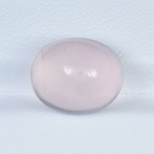 9.77 Cts Best Grade Rose Pink Natural Rose Quartz - Oval Cabochon...!!!!!! - Picture 1 of 2