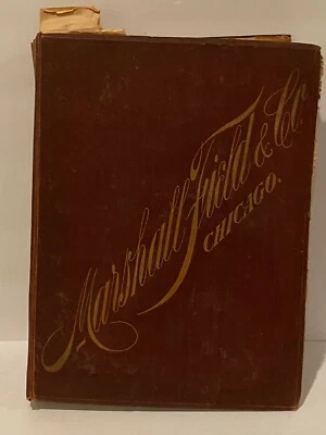Marshall Field and Company 1896 Chicago Scrapbook w Pages of Antique Clippings - Image 1 of 4