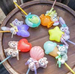 Duffy & Friends Plüsch Stick Schlüsselanhänger mit Etikett Komplettsatz 7 Tokyo Disney Meer - Bild 1 von 17