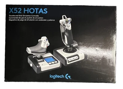 New Logitech G Saitek X52 HOTAS Throttle and Stick Flight Control System - Image 1 of 4