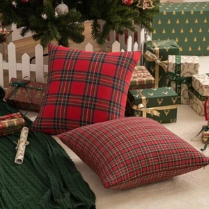 18'' Christmas Xmas Cushion Cover Throw Pillow Case Room Sofa Car Home Decoratio - Picture 1 of 15