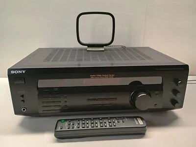 Bundle Vintage Sony STR-DE135 - 2 Channel AM FM Receiver - 100w Per Ch W/ Remote - Image 1 of 4