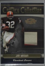 2006 Donruss Threads Century Collection Materials Prime /25 Jim Brown #CCM-1 HOF