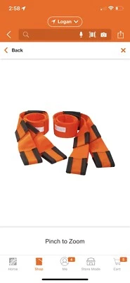 前臂叉车移动带 3 英寸 x 9.4 英尺 089  — 第 1/4 张图片