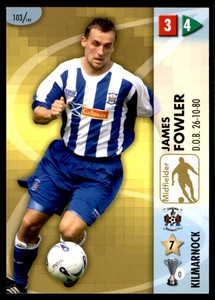 Panini SPL Goaaal! 2007 Card - James Fowler Kilmarnock No. 103