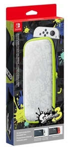 NINTENDO SWITCH CUSTODIA DA TRASPORTO + SCREEN PROTECTOR Tema SPLATOON 3 / Nuovo - Foto 1 di 3