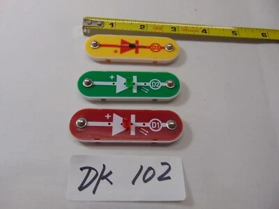 Kits Electrónicos Snap Circuitos Radio Shack Parte Vástago Proyecto Lote de 3 D1 D2 D3 Foto 1 de 4