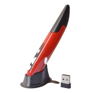 Wireless Adjustable 800/1200/1600DPI PC Laptop Drawing Red - Picture 1 of 12
