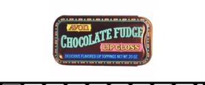 Brillo de labios con sabor a chocolate Avon lata deslizante 1983 vintage raro (LEER) - Imagen 1 de 5