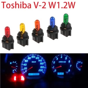 Toshiba V2 W1.2W Bulb Interior Light Dashboard Heating Indicator Wedge - Picture 1 of 12