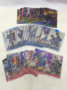 1995 Marvel Metal Near Gold Blaster Set & Complete Metal Blaster Set + 43 Base - Picture 1 of 10